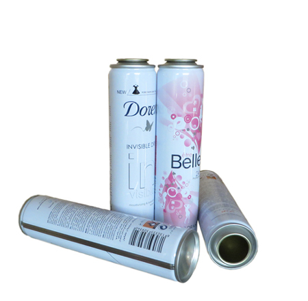 deodorant spray tin can