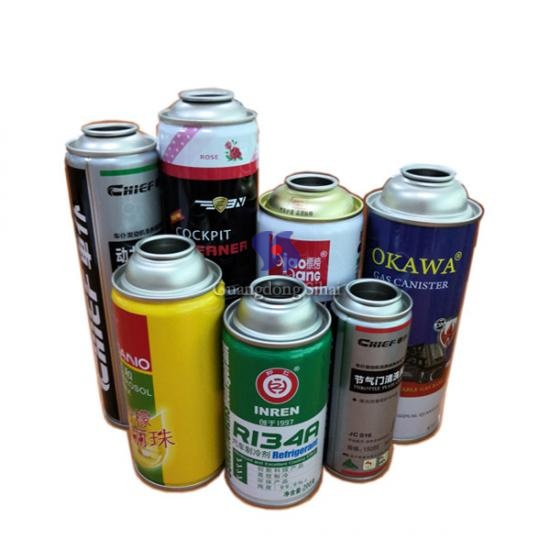 4 colours printing aerosol tin can