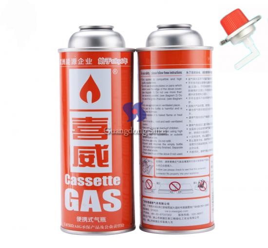 butane gas can