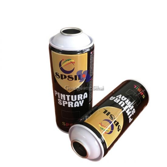 empty aerosol metal spray can