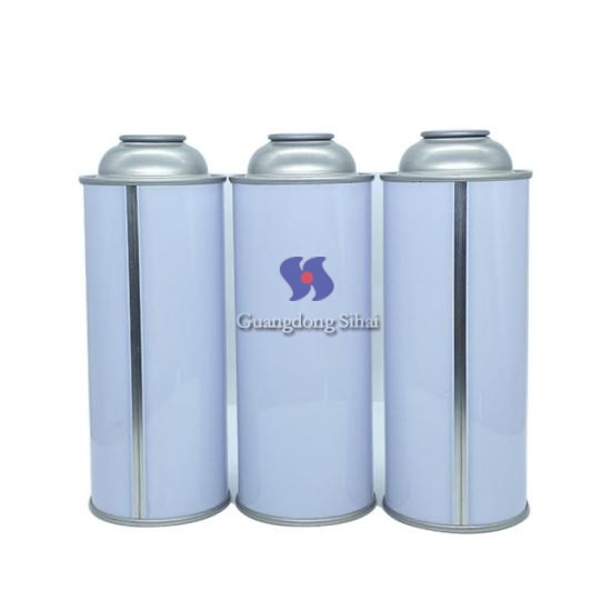 Lubricant aerosol tin container