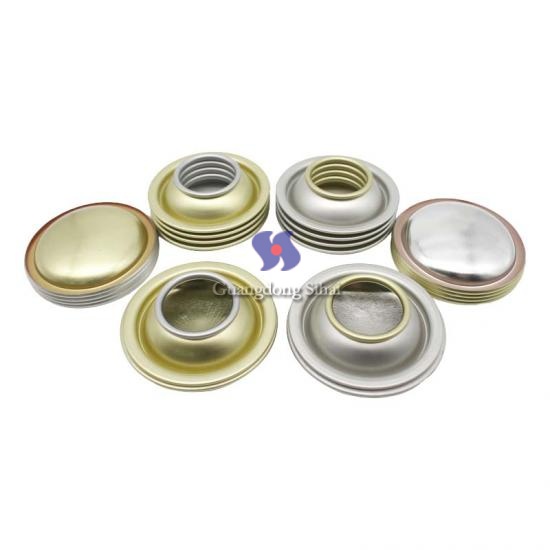 China OEM Componentes de latas de aerosol de hojalata de alta calidad para diámetro de 57 mm con cuello en tipo cono y cúpula de aerosol Fabricante
