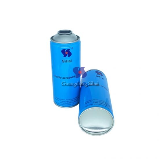 Venta caliente de lata de aerosol de pintura vacía de 65 mm x 158 mm con impresión personalizada