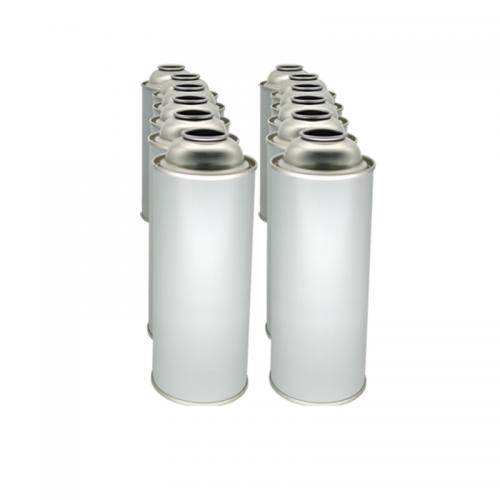 Fabricante chino OEM Refillable Empty Tinplate Cans 65mm Height 159mm Butane Gas 220g Aerosol Tin Can