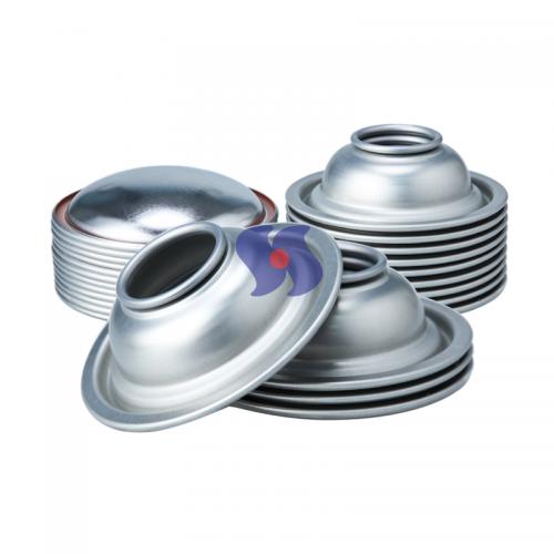 Fabricante chino OEM Diameter 70mm Clear Lacquer Can Lids Domes Aerosol Can Bottom for Aerosol Tin Can Components