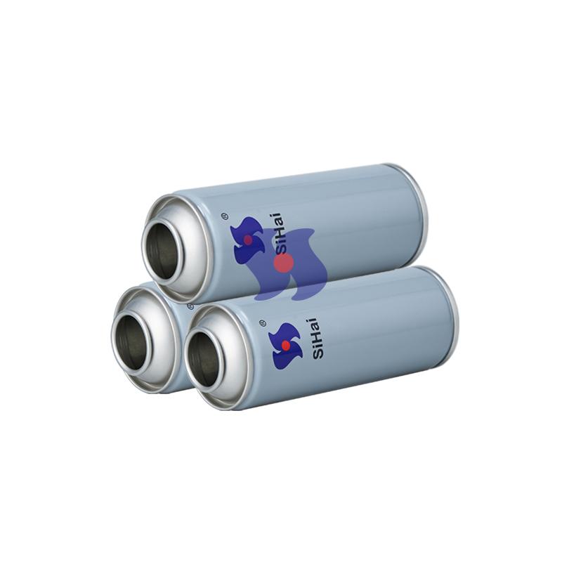 Lata de aerosol para botellas de pulverización vacías de 52 mm de diámetro con impresión personalizada para lata de aerosol de nieve
